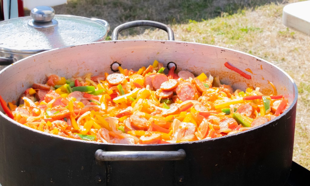 Hungarian lecsó made at the 4th Hungarian Heritage Festival (aka Hungarian Festival, or HunFest) of Arizona 